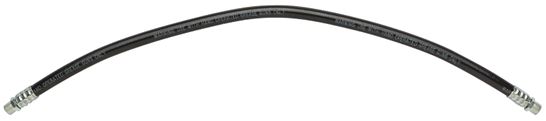 Lubrimatic 10-219 Grease Gun Hose, 18 in L, NPT Male, 5000 psi Pressure, Rubber/Steel