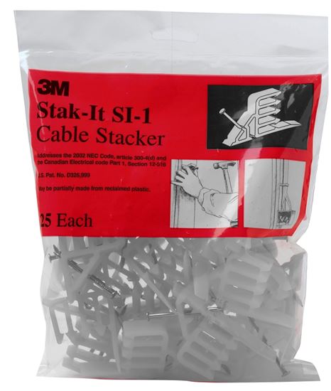 3M 49554 Cable Stacker, Plastic