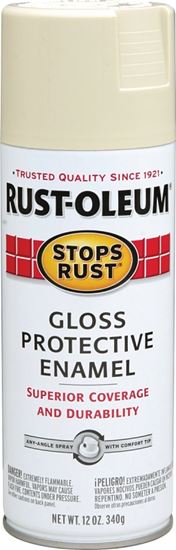 Rust-Oleum 7770830 Rust Preventative Spray Paint, Gloss, Almond, 12 oz, Can