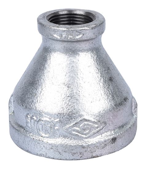 ProSource PPG240-50X20 Reducing Pipe Coupling, 2 x 3/4 in, Threaded, Malleable Steel, SCH 40 Schedule