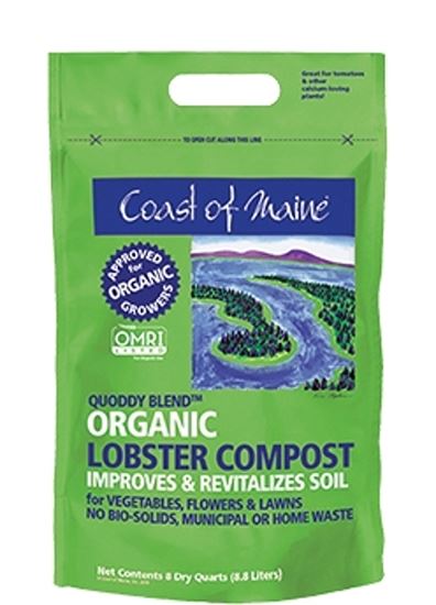 Coast of Maine 1CCLC8-200 Quoddy Blend Lobster Compost, 8 qt Bag