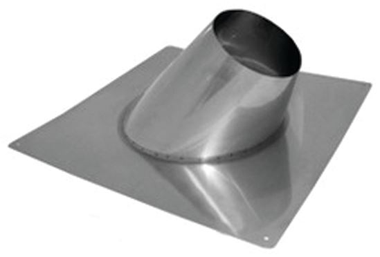 AmeriVent 7RF Roof Vent Flashing, 20 in OAL, 17-7/8 in OAW, Galvanized Steel