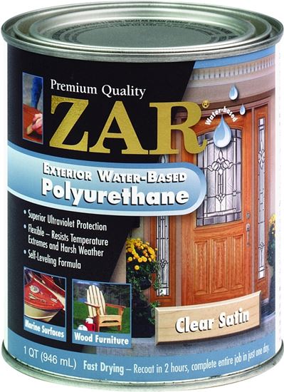 ZAR 32712 Polyurethane, Liquid, Amber, 1 qt, Can