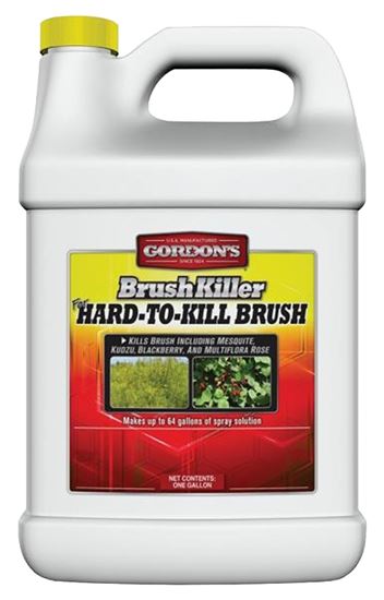 Gordon's 2511072 Brush Killer, Liquid, Light Yellow, 1 gal