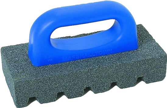 Marshalltown 840 Rubbing Brick, 1 in Thick Blade, 20 Grit, Silicone Carbide Abrasive