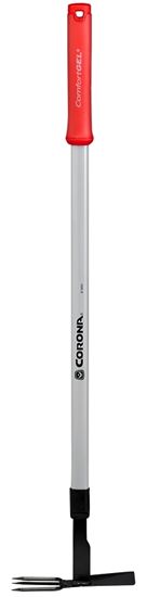CORONA ComfortGEL GT 3244 Hoe/Cultivator Rake, 7 in L Blade, Steel Blade, Polymer Handle, 39.4 in OAL