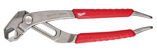 Milwaukee 48-22-6208 Tongue and Groove Plier, 8 in OAL, 1-3/4 in Jaw, Red Handle, Comfort-Grip Handle, 1/4 in W Jaw