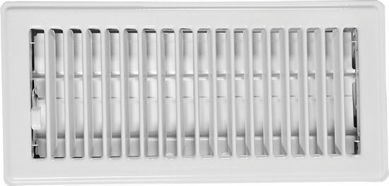 Imperial RG0223 Floor Register, 4-1/4 in L, 11-1/4 in W, Steel, White