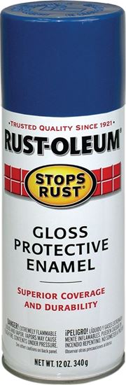 Rust-Oleum 7727830 Rust Preventative Spray Paint, Gloss, Royal Blue, 12 oz, Can