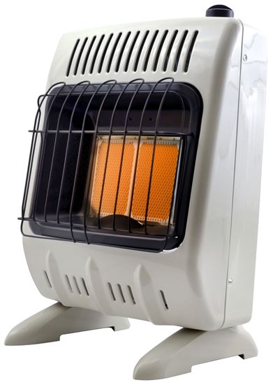 Mr. Heater F299811 Vent-Free Radiant Gas Heater, 11-1/4 in W, 23 in H, 10,000 Btu Heating, Natural Gas