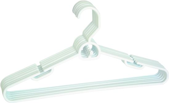 Merrick C9060A-A12 Tubular Hanger, Plastic, Hunter/Navy Blue/White, Pack of 12