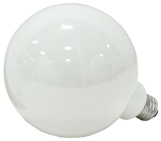 Sylvania 15792 Incandescent Lamp, 60 W, G40 Lamp, Medium Lamp Base, 490 Lumens, 5000 K Color Temp, 2500 hr Average Life