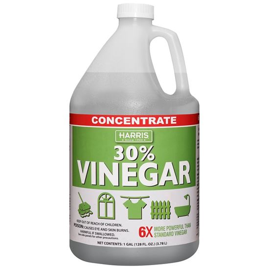 Harris VINE30-128 Cleaning Vinegar, 1 gal, Liquid, Vinegar, Pungent, Clear, Pack of 4