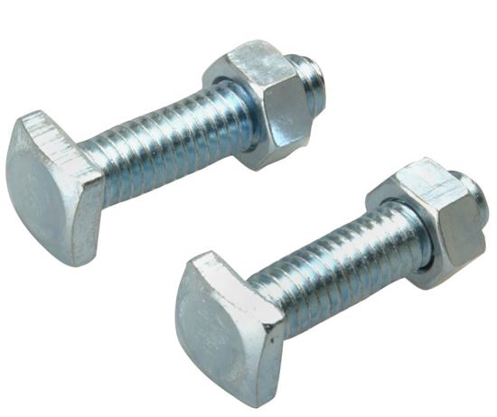 CCI 923-2 Side Post Bolt and Nut, Steel Contact, Pack of 6