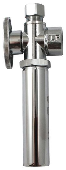 Plumb Pak K2048WHALF Angle Valve with Hammer Arrestor, 1/2 x 3/8 in Connection, FIP x CTS, 125 psi Pressure, Brass Body