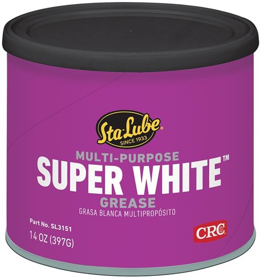 Sta-Lube SUPER WHITE SL3151 Lithium Grease, 14 oz Can, White