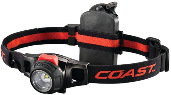 Coast TT7498CP Rechargeable Headlamp, AAA Battery, Nickel-Metal Hydride Battery, LED Lamp, 240 Lumens