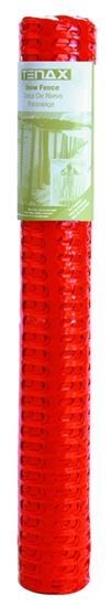 Mutual Industries 14973-50 Snow Guard Fence, 50 ft L, 1-1/2 x 2-3/4 in Mesh, Plastic, Orange