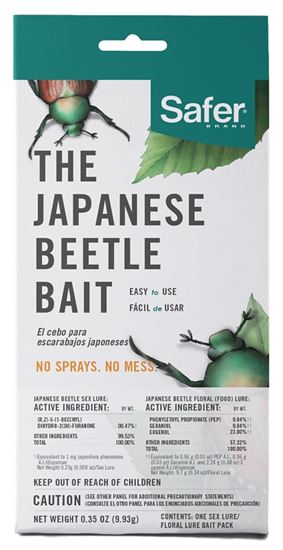 Safer 70006 Japanese Beetle Bait, Solid, Fruity