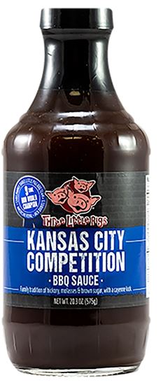 Three Little Pigs OW85502 Competition BBQ Sauce, 16 oz