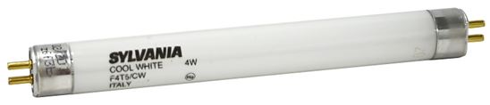 Sylvania 20415 Fluorescent Bulb, 4 W, T5 Lamp, Miniature G5 Lamp Base, 140 Initial Lumens, 4200 K Color Temp