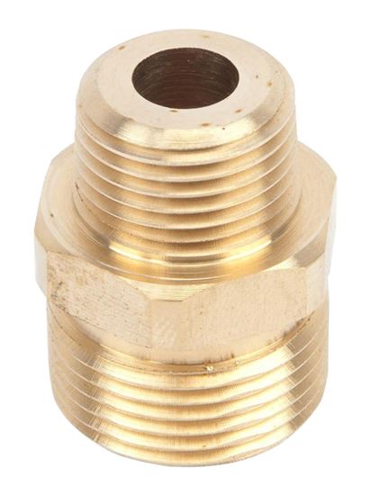 Forney 75117 Screw Nipple, M22 x 3/8 in Connection, Male x MNPT