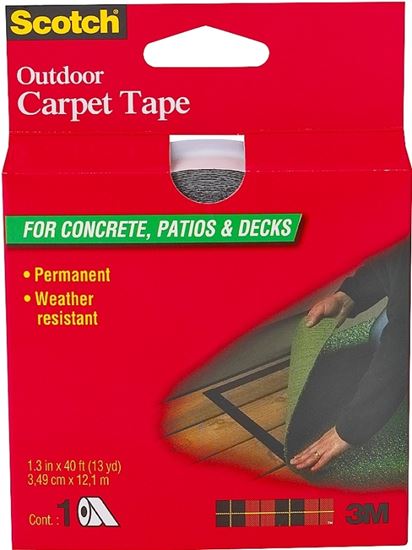 Scotch CT3010DC Carpet Tape, 40 ft L, 1.4 in W