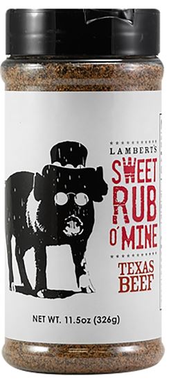 Lambert's Sweet Swine O' Mine SS02061 Texas Beef BBQ Rub, 11.5 oz