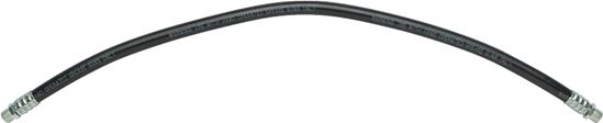 Lubrimatic 10-201 Grease Gun Hose, 18 in L, NPT Male, 3000 psi Pressure, Rubber/Steel