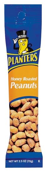 Planters 549752 Peanut, Honey Roasted, 2.5 oz, Bag, Pack of 15