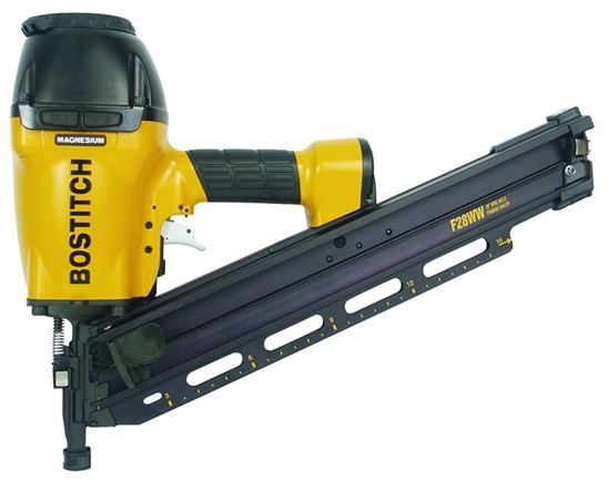 Bostitch F28WW Framing Nailer, 100 Magazine, 28 deg Collation, Wire Weld Collation, 0.075 cfm/Shot Air