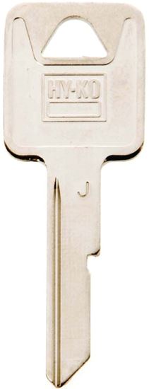 Hy-Ko 11010B46 Key Blank, Brass, Nickel, Pack of 10