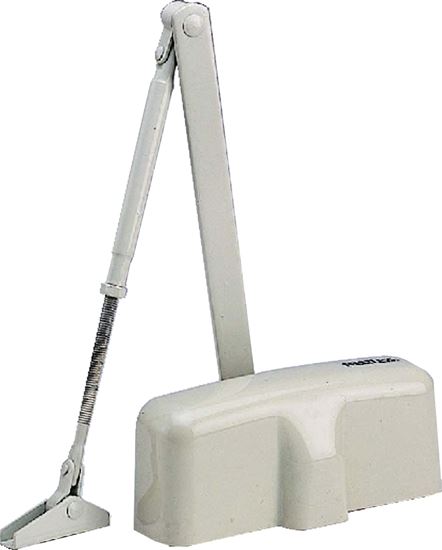 ProSource C103-BH-SA-IV Door Closer, Automatic, Aluminum, Ivory, 140 lb, 150 x 19 mm Mounting Hole Distance