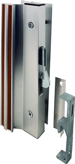 Prime-Line C 1000 Handle Set, Aluminum, Anodized, 7/8 to 2-3/8 in Thick Door