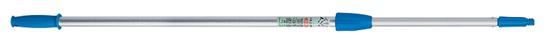 Unger Professional 972920 Telescopic Pole with Connect and Clean Locking Cone and Quick-Flip Clamps, 3 ft Min Pole L