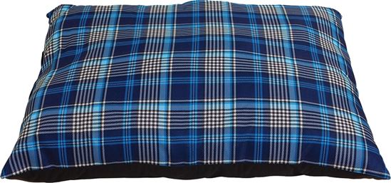 Aspenpet 27300 Pillow Pet Bed, 27 in L, 36 in W, Sleep Denim Pattern, High-Loft Polyester Fiber Fill, Assorted