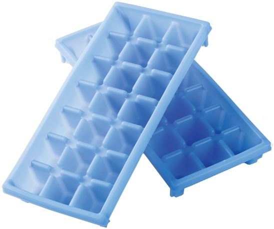 Camco 44100 Ice Cube Tray, Blue, 9 in L, 4 in W, 2 in H