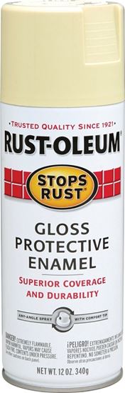 Rust-Oleum 7794830 Rust Preventative Spray Paint, Gloss, Antique White, 12 oz, Can