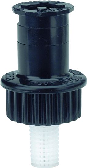 Toro 53123 Spray Sprinkler, 1/2 in Connection, 5 to 15 ft, 27 deg Nozzle Trajectory, End Strip Nozzle, Plastic