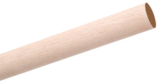 Waddell 6310UB Dowel Rod, 5/8 in Dia, 36 in L, Hardwood, Pack of 15