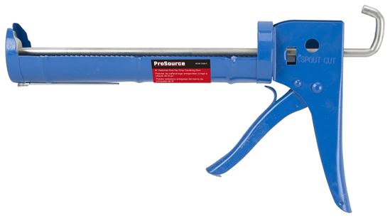 ProSource Heavy-Duty Caulk Gun, Steel, Blue