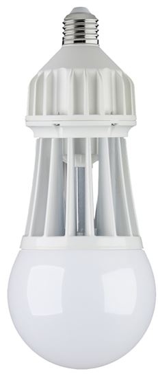 PowerZone O-BB30-KL LED Big Bulb, General Purpose, 175 W Equivalent, E26 Lamp Base, Daylight Light, 5000 K Color Temp