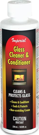 Imperial KK0315 Glass Cleaner and Conditioner, Liquid, Opaque Blue, Viscous Liquid, 8 fl-oz Bottle