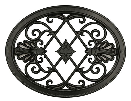 INSERT GATE OVAL BLK 13X17IN