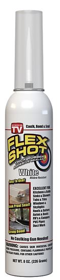 Flex Seal FSH8W Rubberized Coating, White, 8 oz