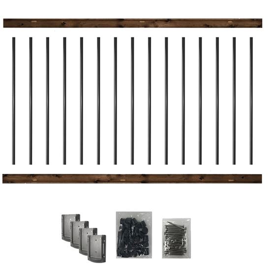 KIT WOODEN RAILING PRS TRT 6FT