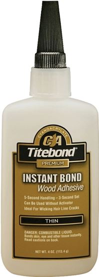 Titebond 6202 Wood Glue, Clear, 4 oz Bottle