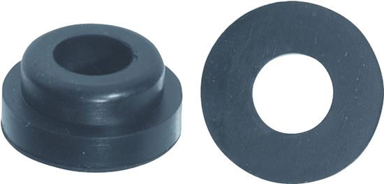 Danco 38809B Faucet Washer, 9/32 in ID x 27/32 in OD Dia, 3/8 in Thick, Rubber, For: 3/8 in OD Tubing into Ballcock, Pack of 5