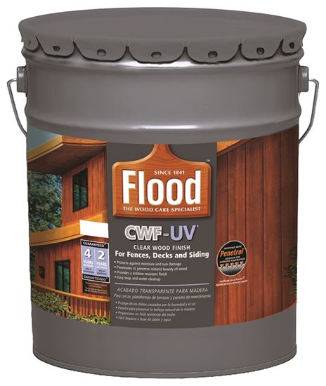 Flood FLD520-05 Wood Finish, Cedar, Liquid, 5 gal