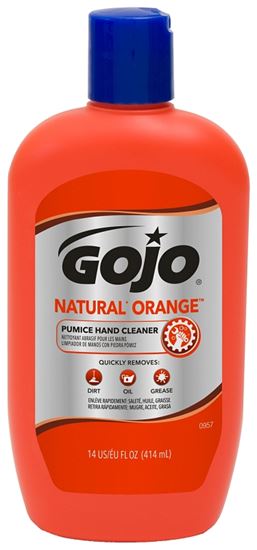 Gojo 0957-12 Hand Cleaner, Liquid, Citrus, 14 oz, Squeeze Bottle, Pack of 12